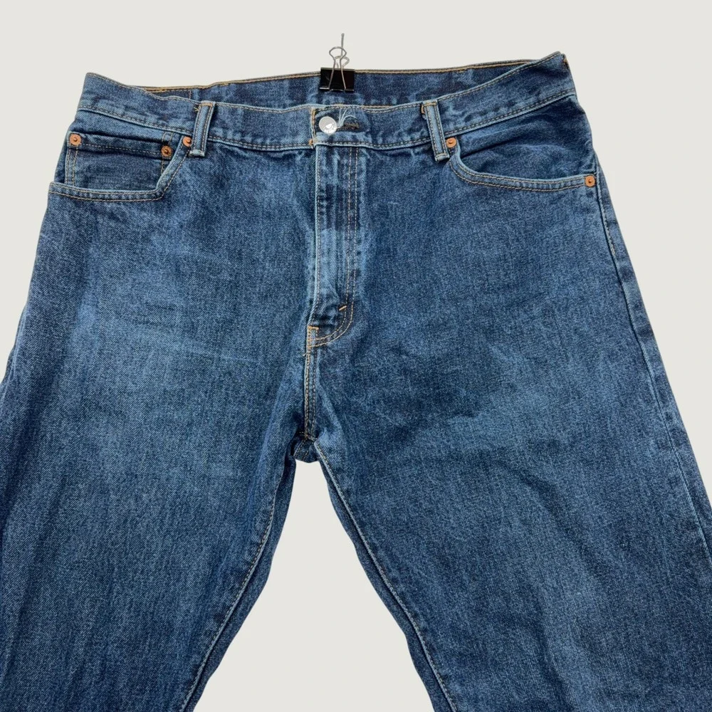 Levi's Jeans 517 Bootcut W36 L34 Dark Wash Indigo Blue Denim Mens